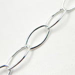 Load image into Gallery viewer, Sterling Silver Smooth Oval Link Chain