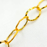 Load image into Gallery viewer, 14K Gold Filled Hammered Oval Link Chain