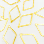 Load image into Gallery viewer, Gold-plated Sterling Silver Brushed Diamond Connector