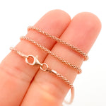 Load image into Gallery viewer, Rose Gold Plated Snake Necklace