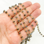 Load image into Gallery viewer, Black Moonstone Wire Chain