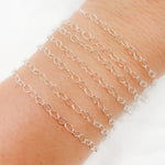 Load image into Gallery viewer, Sterling Silver Cable Oval Link Chain