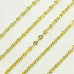 Load image into Gallery viewer, Gold Plated 925 Sterling Silver Fancy Link Chain.