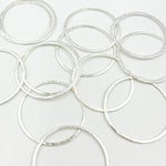 Load image into Gallery viewer, 40MM White Sterling Silver Ring Connector