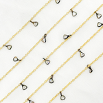 Load image into Gallery viewer, Cubic Zirconia Triangle 3mm Shape Dangle Chain