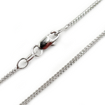 Load image into Gallery viewer, 14K Solid White Gold Wheat Chain