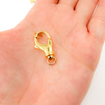 Load image into Gallery viewer, 23MM Gold-plated Sterling Silver Gold Plated Trigger Clasp