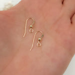 Load image into Gallery viewer, Gold-Filled Ball Ear Wire