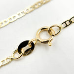 Load image into Gallery viewer, 14k Solid Gold Flat Marina Link Chain