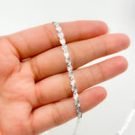 Load image into Gallery viewer, Z120SS. Sterling Silver Textured Marina Chain