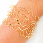 Load image into Gallery viewer, 14K Gold Filled Flat Ova Link Chain