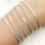 Load image into Gallery viewer, Sterling Silver Solid Double Curb Chain