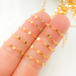 Load image into Gallery viewer, 14k Gold Filled Flat Marina Link Chain