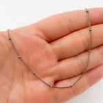 Load image into Gallery viewer, Oxidized Sterling Silver Satellite Necklace