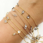 Load image into Gallery viewer, Mix Shape Cubic Zirconia Dangle Chain