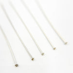 Load image into Gallery viewer, Gauge Sterling Silver Flat 2 Inch Headpin