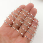 Load image into Gallery viewer, Sterling Silver Diamond Cut Oval Link Chain