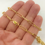 Load image into Gallery viewer, 14K Gold Filled Smooth Paperclip Finished Necklace