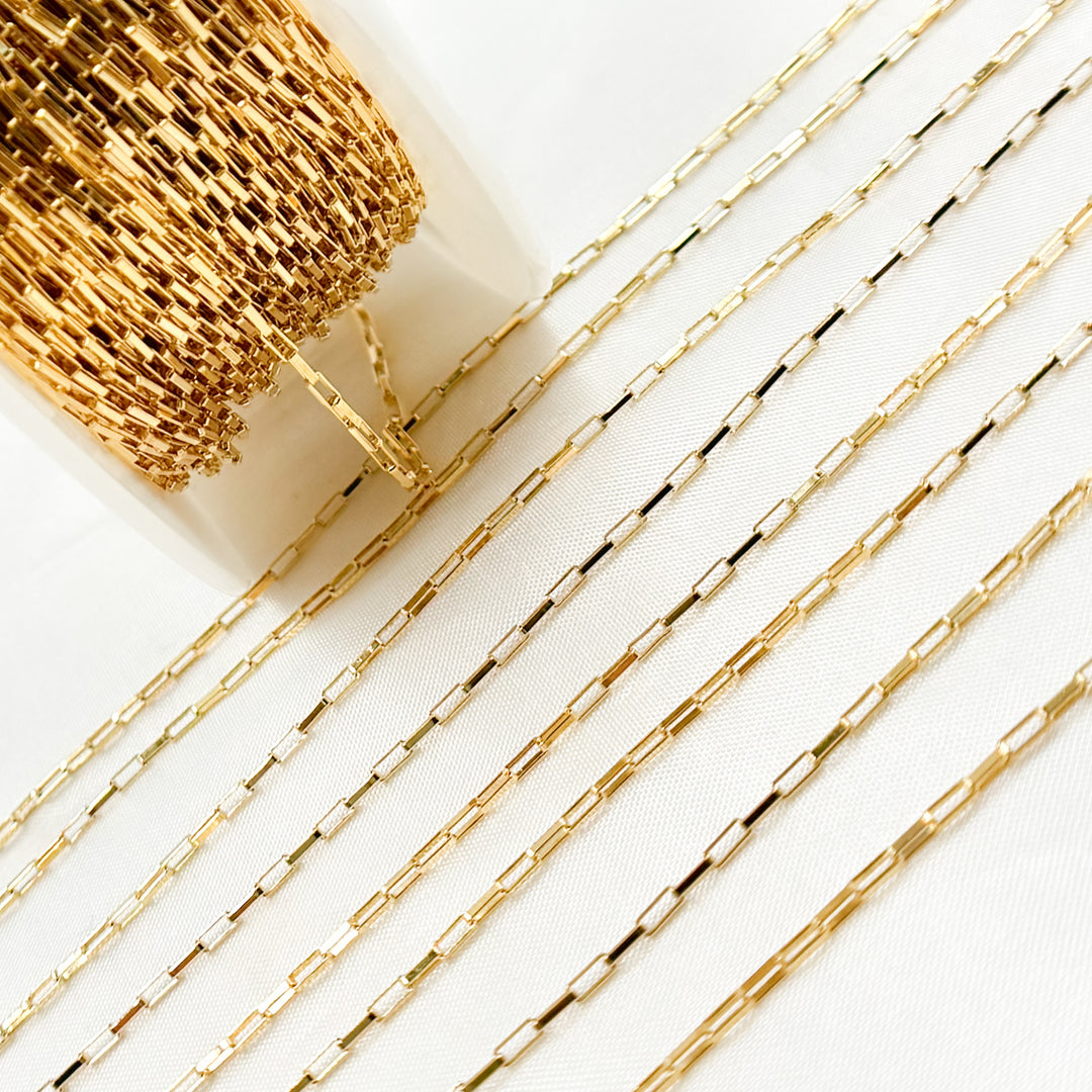 14k Gold Filled Box Link Chain