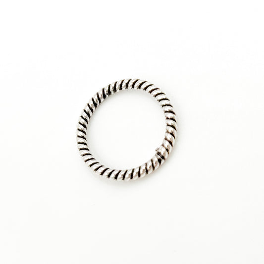 Gold Plated Twisted Jump Ring