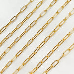 Load image into Gallery viewer, Gold Filled Paperclip Link Chain