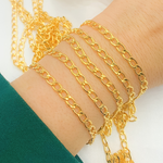 Load image into Gallery viewer, 14k Gold Filled Flat Curb Chain