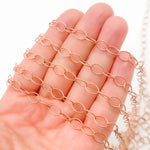 Load image into Gallery viewer, Rose Gold Filled Twisted Oval Link Chain