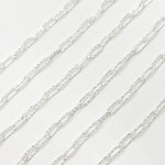 Load image into Gallery viewer, Sterling Silver Diamond Cut Paperclip Chain