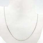 Load image into Gallery viewer, 12Necklace. Sterling Silver Flat Round Link Necklace