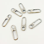 Load image into Gallery viewer, Oxidized Sterling Silver Oval Clasp