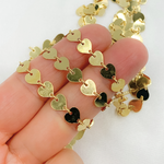Load image into Gallery viewer, Gold Plated 925 Sterling Silver Heart Chain