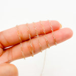 Load image into Gallery viewer, XM1003TT. 14k Gold Filled 1 Long & 3 Sterling Silver Short Link Chain