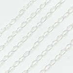 Load image into Gallery viewer, Sterling Silver Smooth Oval Link Chain