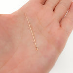 Load image into Gallery viewer, 24 Gauge Gold-filled Eye Pin 1.5 Inch Headpin