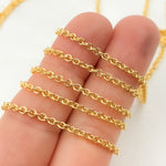 Load image into Gallery viewer, 14K Gold Filled Rolo Chain.