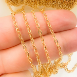 Load image into Gallery viewer, 14k Gold Filled Flat Round Link Chain