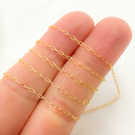 Load image into Gallery viewer, 14K Gold-Filled Paperclip Chain