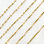 Load image into Gallery viewer, Gold-Filled Smooth Cable Chain.