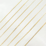 Load image into Gallery viewer, 14K Solid Gold Long Curb Chain