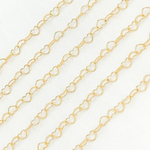 Load image into Gallery viewer, Gold Filled Heart Link Chain