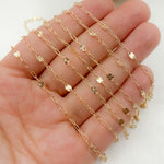 Load image into Gallery viewer, 14K Gold-Filled Smooth Paperclip and Diamond Cut Marina Link Chain
