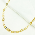 Load image into Gallery viewer, 14k Solid Yellow Gold Mirror Flat Octagon Link Chain