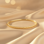 Load image into Gallery viewer, Bangle17. 14K Solid Gold Matte Textured Bangle