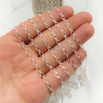 Load image into Gallery viewer, 925 Sterling Silver Long & Short Link Chain