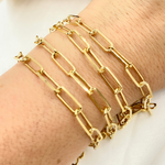 Load image into Gallery viewer, Gold Plated Sterling Silver Paperclip Chain