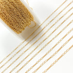 Load image into Gallery viewer, 1653CGF. 14k Gold Filled 3 Long and 5 Short Link Chain