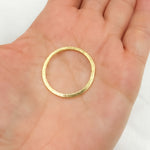 Load image into Gallery viewer, 25MM Gold Plated Sterling Silver Ring Connector