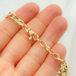 Load image into Gallery viewer, 14K Yellow Hollow Gold Diamond Cut Marina Link Bracelet