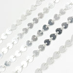 Load image into Gallery viewer, Sterling Silver Heart Link Chain