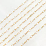 Load image into Gallery viewer, 14K Gold Filled Long & Short Link Chain